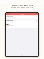 clippo - clipboard manager ipad images 1
