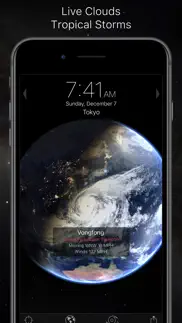 living earth - clock & weather iphone resimleri 4