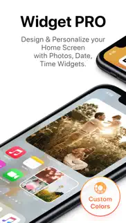 widgets pro - photo time color iphone resimleri 1
