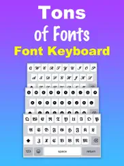 fonts keyboard - text style ipad resimleri 1