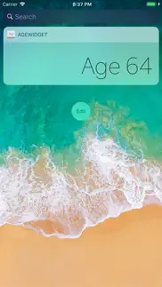 age widget iPhone Captures Décran 2