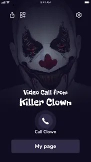 video call from killer clown iphone capturas de pantalla 1