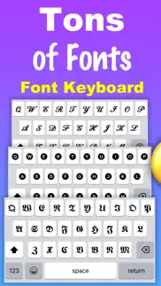 fonts keyboard - text style iPhone Captures Décran 1