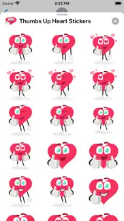 thumbs up heart stickers iphone resimleri 4