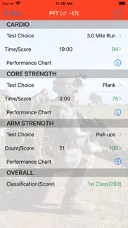 fitness calc for marines iphone images 3