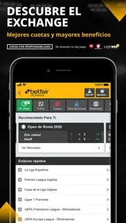 betfair exchange - apuestas iphone capturas de pantalla 1