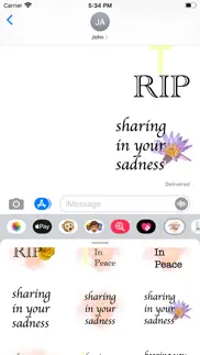 condolences stickers iphone images 4