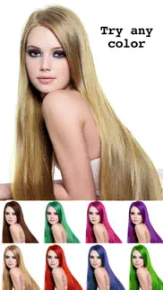 hair color lab cheveux teints iPhone Captures Décran 2