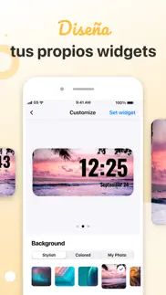 widgets personalizados iphone capturas de pantalla 2