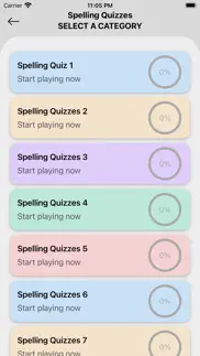 ultimate english spelling quiz iphone capturas de pantalla 3