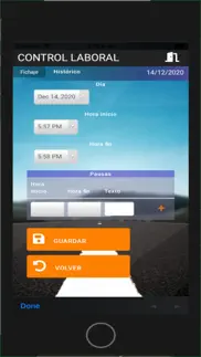 aeol control horario laboral iphone capturas de pantalla 3