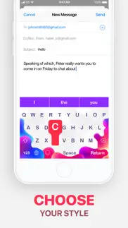 color keyboard - themes, fonts iphone images 4