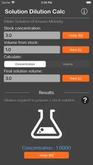 solution dilution calculator iphone images 1