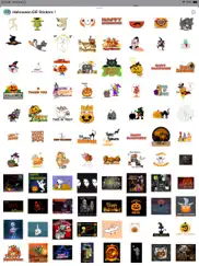 halloween gif stickers ! ipad images 1