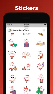 funny santa claus - stickers iphone images 2
