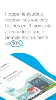 hopper: hoteles y vuelos iphone capturas de pantalla 2
