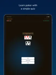 poker hands quiz ipad capturas de pantalla 1