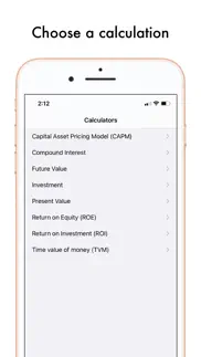easy calculator financial calc iphone bildschirmfoto 1
