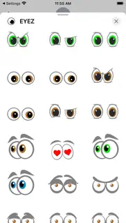 eyez sticker pack iphone images 4