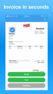 invoice maker pro. iphone images 1