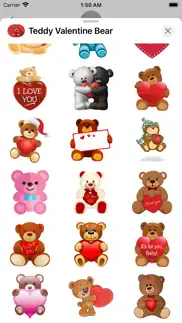 teddy valentine bear stickers iphone images 4