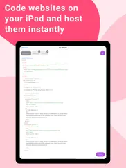 code editor for html css js ipad images 1