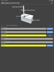 milling speed and feed calc ipad images 1