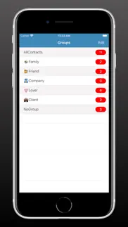 contacts grouping iphone capturas de pantalla 1