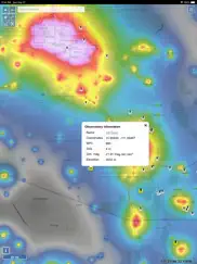 light pollution map iPad Captures Décran 4