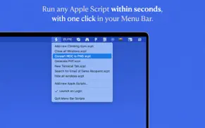 menu bar scripts iPhone Captures Décran 1