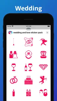 wedding and love stickers iphone resimleri 1