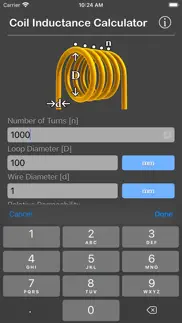 coil inductance calculator iphone images 2