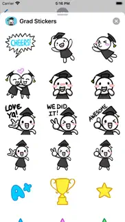 graduation stickers: cute fun! iphone images 2