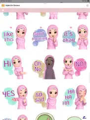 hijab girl stickers ipad images 3