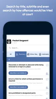 pocket sergeant - police guide iphone images 1