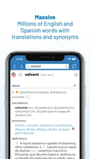 english spanish dictionary iPhone Captures Décran 3