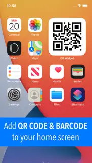 qr widget + barcode scanner iphone images 1