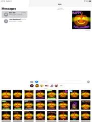 neon happy halloween stickers ipad images 1