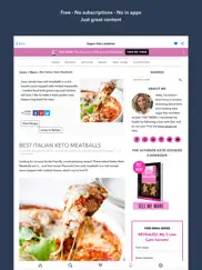 keto app: recipes guides news ipad images 4