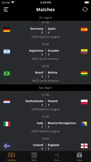 football today - top matches iPhone Captures Décran 2