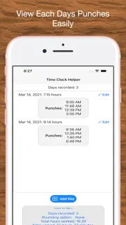 time clock helper - advanced iphone images 2