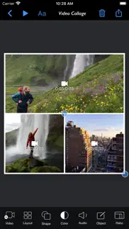 video collage - stitch videos iPhone Captures Décran 2