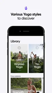 yoga coach iPhone Captures Décran 3