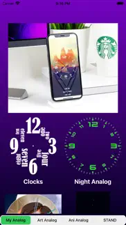 analog clock-face clock widget iphone images 1
