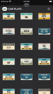 car plate sticker pack iphone images 4