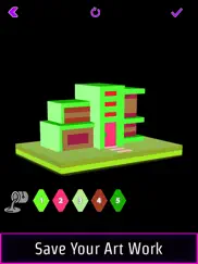 glow house voxel - neon draw ipad images 2