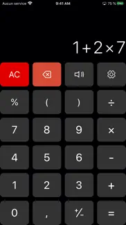 calculette - calcright iPhone Captures Décran 1