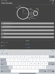 pulley calculator ipad images 2