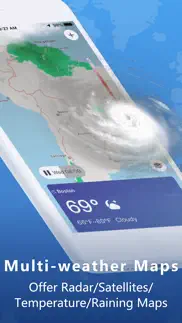 weather radar pro-radar iphone resimleri 3