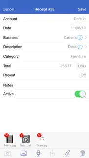 receipts - expense tracker iphone images 3